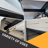 TEKDOE Garage Door Bottom Seal Weather Strip Threshold and Waterproofing Replacement on Universal Retainer with 3 3/4 inch Width and 10ft Length TEKDOE