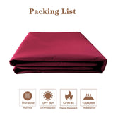 SCOCANOPY Upgraded Ripstop Fabric Replacement Canopy Grill BBQ Gazebo Roof Top for Gazebo Model L-GZ238PST-11 Only,(Burgundy Ripstop) SCOCANOPY