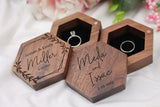 Personalized Wooden Ring Box, Custom Wedding Ring Box, Engagement Ring Box, Custom Ring Holder Generic