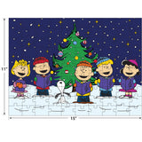 RoseArt - Peanuts - Christmas Caroling - 100 Piece Jigsaw Puzzle for Kids and Adults RoseArt