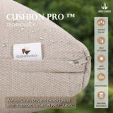 HERA'S HOUSE Patio Furniture Set with Fire Pit Table, 8 Pieces Outdoor Wicker Conversation Set, 4 x Single Chair, 2 x Ottoman, 3-Seat Sofa with 56" Fire Pit Table, for Garden, Poolside, Backyard HERA'S HOUSE