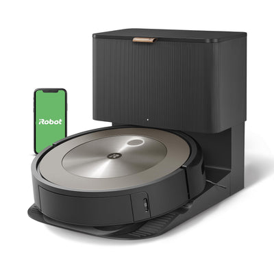 iRobot Roomba j9+ Self-Emptying Robot Vacuum – Powerful Suction, Identifies and Avoids Obstacles Like pet Waste, Sel-Empties for 60 Days, Best for Homes with Pets, Smart Mapping, Works with Alexa