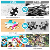 Puzzles for Kids Ages 4-8 6-8 8-10 Year Old and Seniors - Funny Cats Puzzle Beach Kitten Jigsaw Puzzles, 100 Piece Puzzle for Toddler Children Learning Educational Puzzles Toys for Boys and Girls Jeacirio