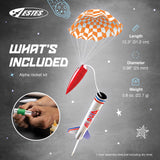 Estes 1225 Alpha Rocket-Building Kit, Intermediate Flying-Rocket-Model Kit for Ages 10+ Estes