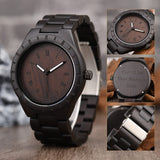 Personalized Wood Watch Engraved Casual Wooden Watch for Husband Dad on Birthday Anniversary Father's Day LMWOOD