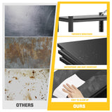 Hzdbhd 78" H 47.2" Wide Garage Shelving, Thickened Heavy Duty Metal Adjustable Shelves, Industrial Storage Rack Hzdbhd