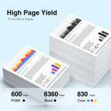 PGI-280XXL CLI-281XXL Compatible Replacement for Canon 280 and 281 Ink Cartridges for Canon TR8620a Ink Cartridges TR8520 Ink TR8620 TR7520 TS6320 TS6120 TS9120 TS8500 TR8600 TS9521C Printer, 5-Pack st@r ink