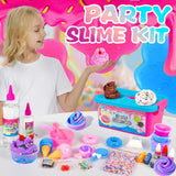 Large Party Slime Kit for Girls and Boys, Max Party Favors Slime Making Kit to Make Butter Cloud and Foam Slime, Stress Relief Toys, DIY Slime Supplies for Girls and Boys sloueasy