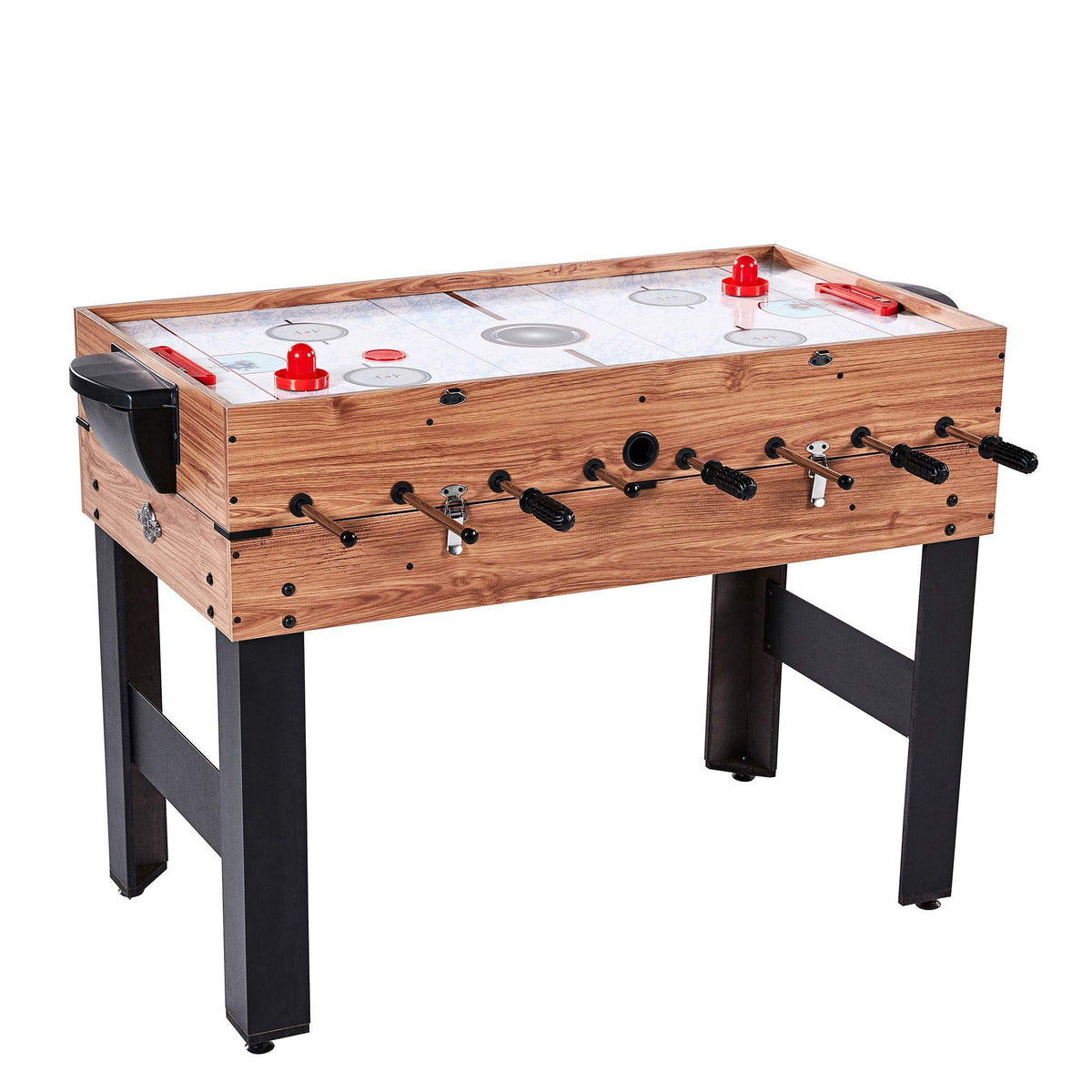 Lancaster 3 in 1 Pool Billiard, Slide Hockey, Foosball Arcade Table (Open Box) Lancaster Gaming Company