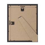 Vittanly 11x14 Picture Frame, Display Pictures 8x10 with Mat or 11x14 without Mat, Photo Frame for Wall or Table Top Display, Black, 1 Pack Vittanly
