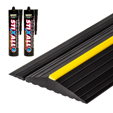 16'5"/5.0m Weather Defender® Original | Ultimate Garage Door Threshold Seal Kit with Adhesive & Garage Door Bottom Weather Stripping Weather Defender
