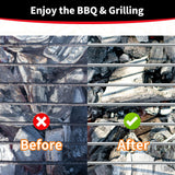 NEXCOVER Grill Brush for Outdoor Grill 18” BBQ Grill Cleaning Brush Stainless Steel Grill Cleaner Barbecue Grilling Accessories for Gas Charbroil Porcelain Grates NEXCOVER