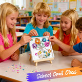 Joyclub DIY Vase Mosaic Painting Kit Mosaic Kits for Adults and Kids with Vase Flower Creativity Handmade Arts and Crafts Mosaic Making Projects Supplies Christmas Gifts Home Room Decor Joyclub