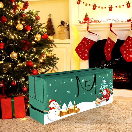 ABXMAS Christmas Tree Storage Bag - Fits Up 9 Ft Tall Artificial Trees, Durable 600D Oxford Green ABXMAS