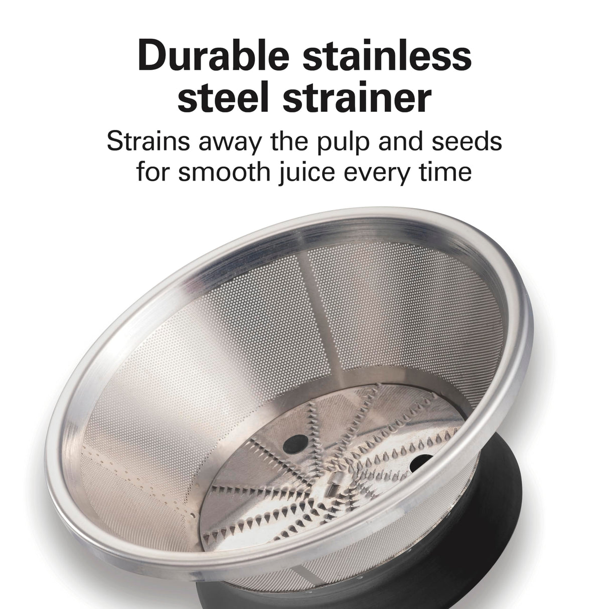 Hamilton Beach HealthSmart Juicer Machine, Compact Centrifugal Extractor, 2.4” Feed Chute for Fruits and Vegetables, Easy to Clean, BPA Free, 400W, White (67501) Hamilton Beach