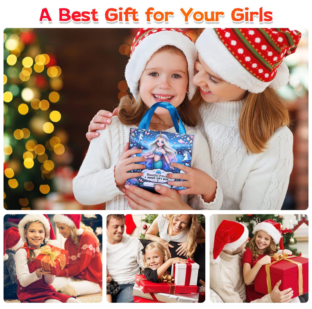 VICTLOV Charm Bracelet Making Kit, DIY Craft for Girls, Unicorn/Mermaid Crafts Gifts Set for Arts and Crafts for Girls Teens Ages 5-12 VICTLOV