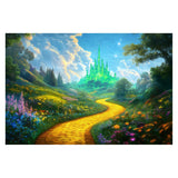 IREDLII DIY Diamond Art Kits for Adults Classic Movie Scenes, Full Drill Round Rhinestone Diamond Painting Kits for Adults, Cross Stitch Embroidery Canvas for Crafts Home Wall Decor 50x40cm IREDLII