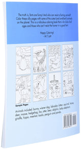 The Farting Animals Coloring Book WoodArtSupply