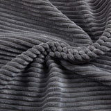 Pipishell Convertible Futon Sofa Bed,66" Corduroy Futon Couch with Adjustable Backrest and Armrests, Recliner Sleeper Sofa for Small Spaces, Play Room or Office, Grey Pipishell