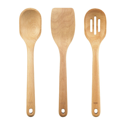 OXO Good Grips 3- Piece Wooden Utensil Set - WoodArtSupply