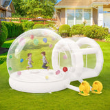 Albott 10FT Inflatabla Bubble Bounce House, Bubble House Inflatable Dome with 550W and 370W Air Blowers for Birthday Parties, Wedding and Gender Revealing Albott