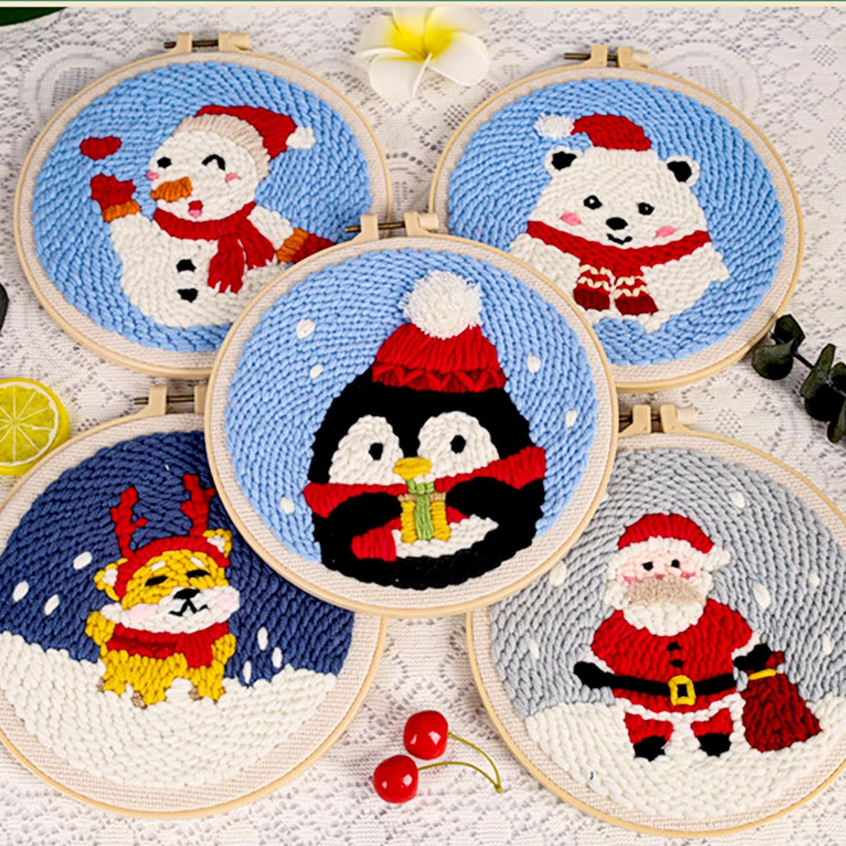 2 Pack Adjustable Felting Threader Needle Embroidery Punch Needle Pen Tool for DIY Handmade Art Crafts Embroidery Rug Stitching Applique Embellishment Tucnoeu