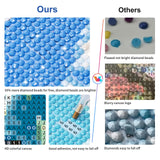 Camocin Diamond Art Kits for Adults Gnomes, 5D Gnome Diamond Painting Kits for Adults Beginners, DIY Gnome Full Round Dots Drill Gem Art Kit for Gift Home Wall Decor 14 x 14 Inch Camocin