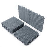 Fast-drying Outdoor Decking for Garden, Kennel, Storage Shed, Basement, Garage, Patio, Balcony,Bathroom, 10 PCS 12''x12'' Heavy-duty Interlocking Decking Tiles, Maximum Bearing Capacity up to 6613 LBs Romlits