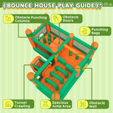 Inflatable Bounce House Kids Obstacle Bouncy Castle for Outdoor Indoor INFLATEFLY