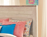 Signature Design by Ashley Willowton Cottage Farmhouse Sleigh Headboard ONLY, Full, Whitewash Signature Design by Ashley