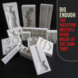 TCP Global 5 Gallon (20 Liters) Pressure Pot Tank for Resin Casting - Heavy Duty Powder Coated Pot with Air Tight Clamp On Lid, Caster Wheels, Regulator, Gauge - Use for Curing Resin in Casting Molds TCP Global