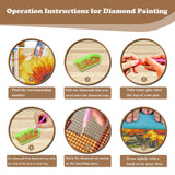 Tiger Diamond Art Kits for Adults, Animals 5D Diamond Painting Kits for Adults, DIY Gem Painting, Crafts for Adults, Dimond Art Paintings Kit, Full Drill Diamond Dot for Home Wall Decor 14 X 14 Inch Xoaoes