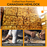 TO'GO 902VS Outdoor Sauna 2 Person, Far Infrared Sauna, Outdoor Saunas for Home, 1750 Watt Low EMF Heating Panel, Bluetooth, LCD, LED, Chromotherapy - Canadian Hemlock Wood TO'GO HI