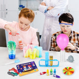 Science Kit for Kids,80 Science Lab Experiments,Scientist Costume Role Play STEM Educational Learning Scientific Tools,Birthday Gifts and Toys for 6 7 8 9 Years Old Boys Girls Kids Kuovei