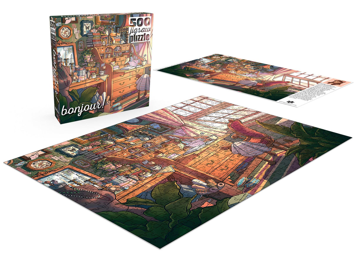 Buffalo Games - Brittnie Ortega - Hideaway Hollow - 500 Piece Jigsaw Puzzle for Adults -Challenging Puzzle Perfect for Game Nights - Finished Size is 21.25 x 15.00 Buffalo Games