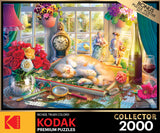 RoseArt - Kodak Collector - Puzzle Time - 2000 Piece Jigsaw Puzzle for Adults KODAK PREMIUM PUZZLES