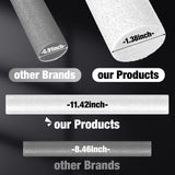 Namalu 12 Pieces Sofa Slipcover Tuck Grips Stretch Non Slip Foam Stick Couch Slipcovers Stretch Stick Thicker Cushion Grip for Sofa Essential Tuck Grips for Furniture Protector(White) Namalu