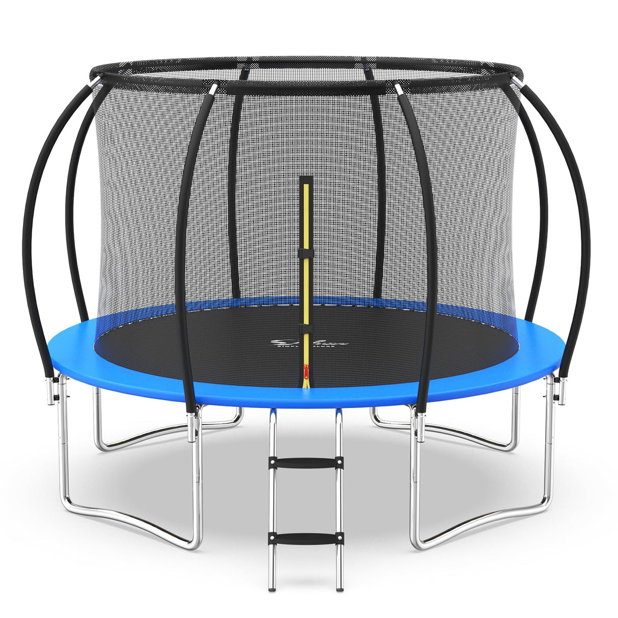 Simple Deluxe Trampoline for Kids with Safety Enclosure Net Wind Stakes 400LBS Weight Capacity 12FT Blue Inside Net Simple Deluxe
