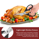 Kitchen Shears, Kitchen Gadgets Utensil Set, iBayam All Purpose Kitchen Shears with Protective Sheath Durable Stainless Steel Scissors, Cooking Kitchen Utensils, Soft Grip Comfort Handle, 8.5 Inch iBayam