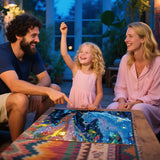 500 Piece Puzzles for Adults,Glitter Unicorn Jigsaw Puzzle,Forest Girl Jigsaw Puzzles 500 Pieces,Fantasy Creative Games and Gifts Difficult Puzzle Home Decor Toy for Adults (20.5"x14.9"), 1:1 Poster lamplig