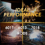 TOOLIOM 135A 110V Stick Welder MMA arc Welder Machine dc Inverter Welder with Digital Display Portable Welding Machine TOOLIOM