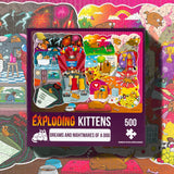 The Dreams & Nightmares of a Dog Jigsaw Puzzle by Exploding Kittens - 500 Pieces Jigsaw Puzzle for Adults, Teens, and Kids - Dog Puzzle, Funny Puzzle, Art Puzzle Exploding Kittens LLC