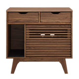 Modway EEI-6796-WAL Render Cat Cabinet, Walnut Modway