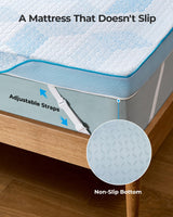 PERLECARE Medium Firm Mattress Topper Twin - 3 Inch Cooling Memory Foam Bed Topper for Pressure Relief, Soft and Supportive, Non-Slip and Washable Cover, CertiPUR-US Certified PERLECARE