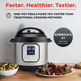 Instant Pot Duo 7-in-1 Electric Pressure Cooker, Slow Cooker, Rice Cooker, Steamer, Sauté, Yogurt Maker, Warmer & Sterilizer, Includes App With Over 800 Recipes, Stainless Steel, 8 Quart Instant Pot