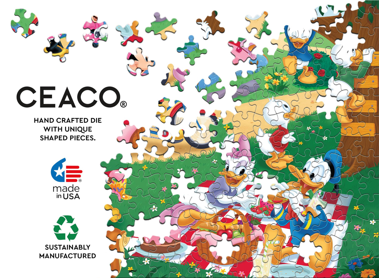 Ceaco - Disney - Mickey & Minnie in The Park - 300 Piece Jigsaw Puzzle Ceaco