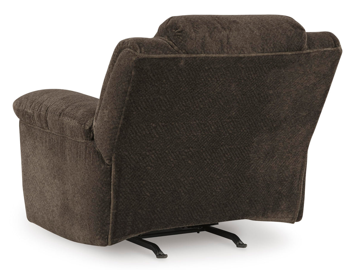 Signature Design by Ashley Frohn Urban Manual Rocker Recliner with Pillow-Top Arms, Dark Brown Signature Design by Ashley