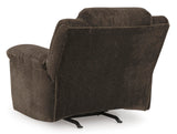 Signature Design by Ashley Frohn Urban Manual Rocker Recliner with Pillow-Top Arms, Dark Brown Signature Design by Ashley