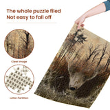 WOZUIBAN Adult Puzzle Classic Jigsaw Puzzle 1000 Pieces Wooden Puzzle DIY Forest Map Bear Modern Home Decor Unique Gift Intellectual Game 75x50cm najiaxiaowu