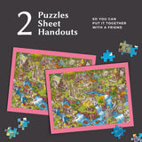 Time Warp Puzzle Mystery Jigsaw Puzzle 1000 Pieces for Adults Day Night Series - A Challenging, Difficult, Picture Changing Puzzle to Solve 26.625 x 19.25 in (Starwatchers) da Vinci's Room